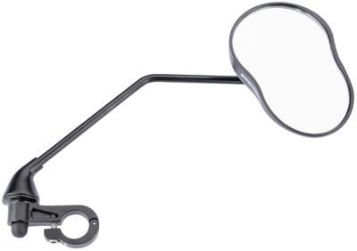 Ergotec spiegel m-99lv met lange arm 121 x 78-66 mm aluminium zwart gezandstraald
