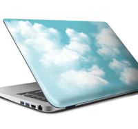 Laptop sticker wolken