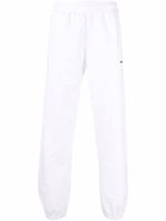 Off-White pantalon de jogging à log Helvetica - Blanc