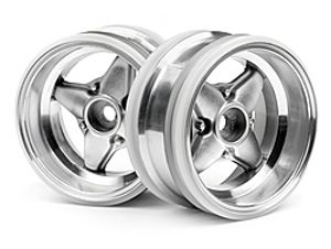 Mx60 4 spoke wheel matte chrome (6mm offset)