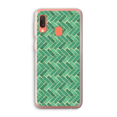 Moroccan tiles 2: Samsung Galaxy A20e Transparant Hoesje