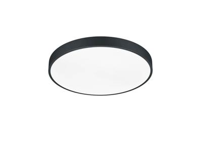 Trio Zwarte plafonniereWaco Ø 49cm - 627415032