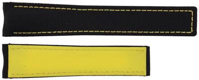 Horlogeband Tag Heuer CAY218A / FC6361 Nylon/perlon Zwart 21.5mm Horlogeband Tag Heuer CAY218A / FC6361 Nylon/perlon Zwart 21.5mm