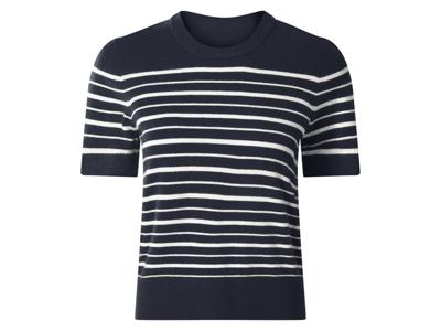 esmara Gebreide dames top (Marineblauw, M (40/42))