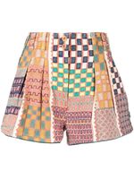 Ulla Johnson short Freda à design patchwork - Multicolore - thumbnail