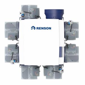 Renson Kit Healthbox 3.0 - Incl. 3 Regelmodules & 5 Roosterbasissen - 475 M3/h