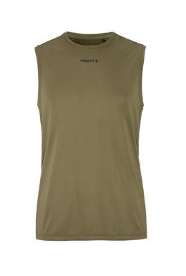 Craft ADV Essence 2 hardloopshirt mouwloos groen heren
