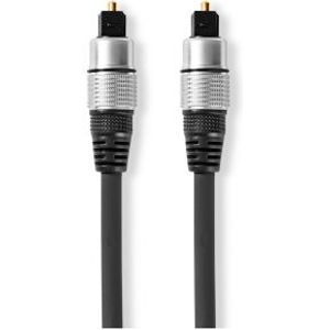 Optical Audio Cable | TosLink Male - TosLink Male | 5.00 m | Anthracite