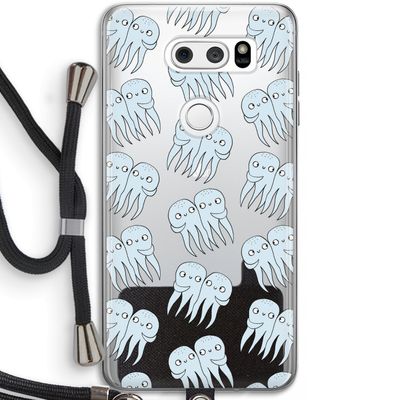 Octopussen: LG V30 Transparant Hoesje met koord
