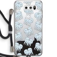 Octopussen: LG V30 Transparant Hoesje met koord
