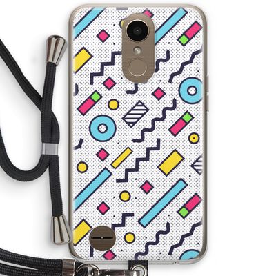 8-bit N°8: LG K10 (2017) Transparant Hoesje met koord