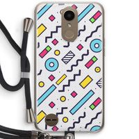 8-bit N°8: LG K10 (2017) Transparant Hoesje met koord