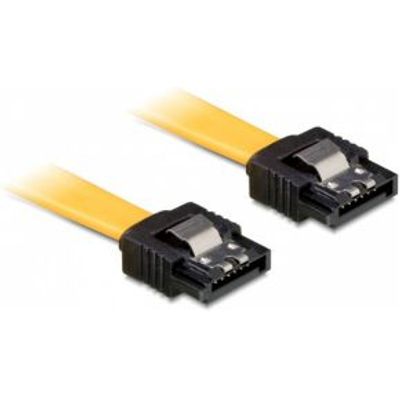 Delock 82797 SATA 6 Gb/s Kabel 10cm geel