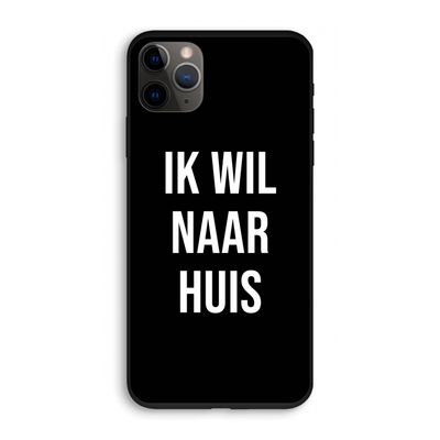 Ik wil naar huis - Zwart: iPhone 11 Pro Biologisch afbreekbaar hoesje