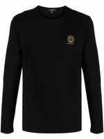 Versace t-shirt à logo imprimé - Noir