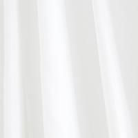 Differnz Color douchegordijn 100% polyester - verzwaarde onderzoom - 180 x 200 cm - wit