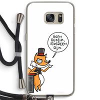 Geen Gezeik: Samsung Galaxy S7 Transparant Hoesje met koord