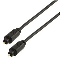 Valueline CABLE-620 Glasvezel kabel 1 m TOSLINK Zwart - thumbnail