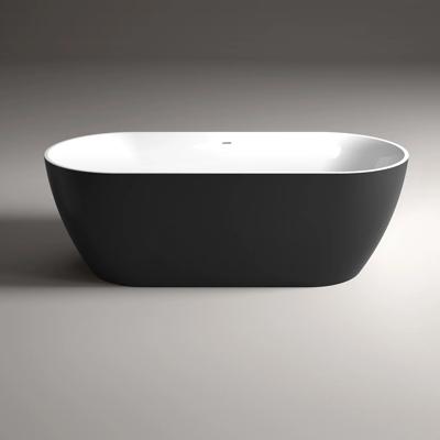 Vrijstaand Bad Sanilux Moon 180 cm Zwart Wit Sanilux