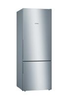 BOSCH KGV58VLEAS - Gecombineerde koelkast - 500 L (376 L + 124 L) - A ++ - L 70 x H 191 cm - Roestvrij staal