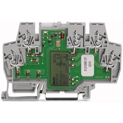 WAGO 859-368 Relaisklem Nominale spanning: 230 V/AC Schakelstroom (max.): 5 A 1x wisselcontact Piece 1 stuk(s)