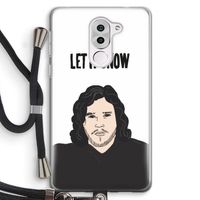 Let It Snow: Honor 6X Transparant Hoesje met koord