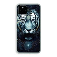 Darkness Tiger: Google Pixel 5 Transparant Hoesje