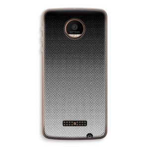Musketon Halftone: Motorola Moto Z Force Transparant Hoesje