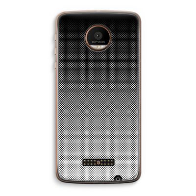Musketon Halftone: Motorola Moto Z Force Transparant Hoesje