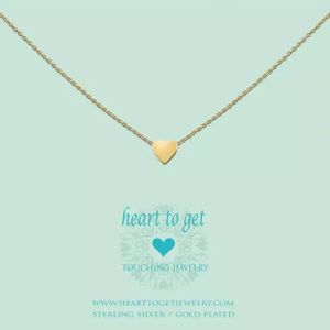 Heart To Get S174HEA13G Hanger Symbol Heart zilver goudkleurig