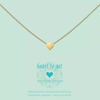 Heart To Get S174HEA13G Hanger Symbol Heart zilver goudkleurig