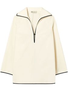 Tory Burch tunique à coutures contrastantes - Tons neutres