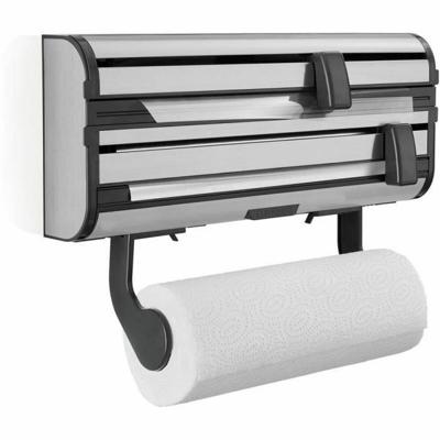 Houder voor keukenpapier Leifheit 25793 Zwart Aluminium Plastic