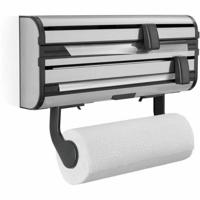 Houder voor keukenpapier Leifheit 25793 Zwart Aluminium Plastic