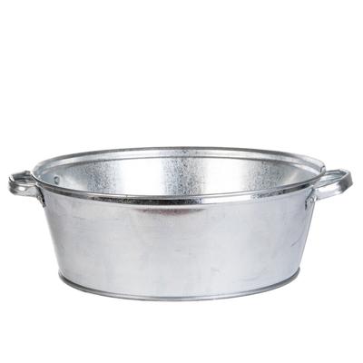 Teil - zink - zilverkleurig - 9 l - 36 x 14 cm - Koelemmers - Bloembakken Teil - zink - zilverkleurig - 9 l - 36 x 14 cm - Koelemmers - Bloembakken