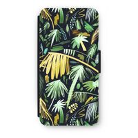 Tropical Palms Dark: iPhone SE 2020 Flip Hoesje