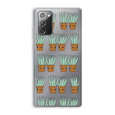 Sansevieria: Samsung Galaxy Note 20 / Note 20 5G Transparant Hoesje