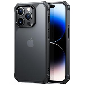 iPhone 14 Pro Max Air Armor Clear Case Frosted Black