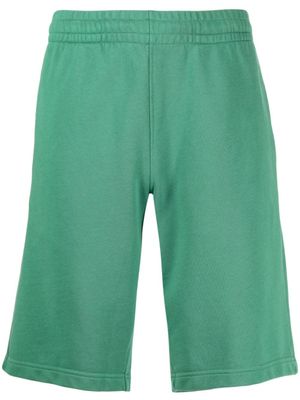 Maison Kitsuné bermuda à logo imprimé - Vert