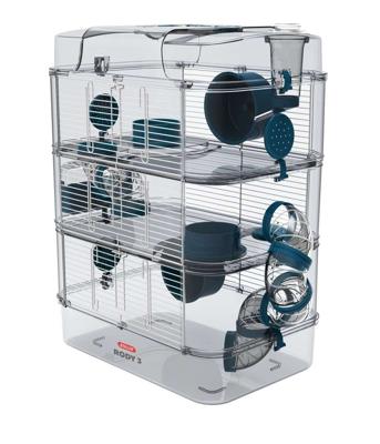 ZOLUX Rody3 Trio blue - kooi voor knaagdieren