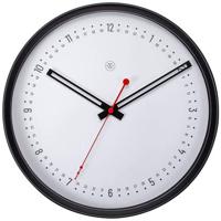 NeXtime - nXt - Stille Wandklok - 30 cm - Plastic - Wit - &apos;Sweden&apos;