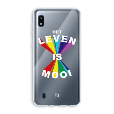 Het Leven Is Mooi: Samsung Galaxy A10 Transparant Hoesje