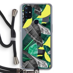 Fantasie jungle: OnePlus Nord N10 5G Transparant Hoesje met koord