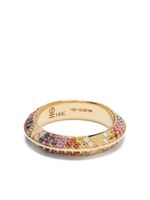 Harwell Godfrey bague en ors 18ct en or sertie saphirs et de diamants