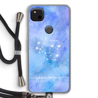 Sterrenbeeld - Licht: Pixel 4a Transparant Hoesje met koord