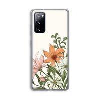 Floral bouquet: Samsung Galaxy S20 FE / S20 FE 5G Transparant Hoesje
