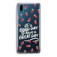 Don't forget to have a great day: Huawei P20 Transparant Hoesje