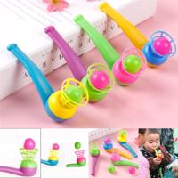 3 PC'S kinderen speelgoed schorsing klap bal nostalgische speelgoed blazen muziek Magic opknoping bal willekeurige kleur levering
