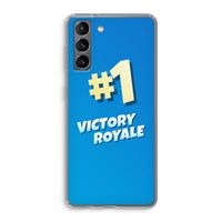Victory Royale: Samsung Galaxy S21 Transparant Hoesje