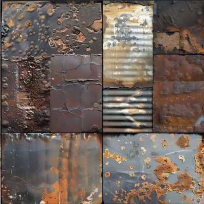 Industriële stijl tegels behang